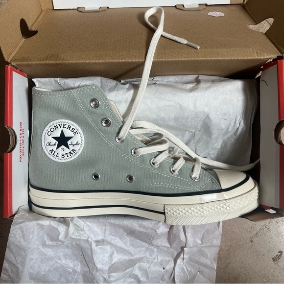 Chuck 70 Hi High-Top Sneakers in Sage Summit - Picture 1 of 8